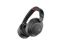 HP Poly Voyager Surround 85 - Voyager Surround 80 series - headset - fullstorlek - Bluetooth - trådlös - aktiv brusradering - USB-C via Bluetooth-adapter - svart - UC-certifierad 8G7T7AA