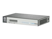 HPE OfficeConnect 1410 8 - Switch - L3 - ohanterad - 8 x 10/100 - skrivbordsmodell J9661A#ABB