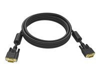 Vision Professional - VGA-kabel - HD-15 (VGA) (hane) till HD-15 (VGA) (hane) - 10 m - tumskruvar - svart TC 10MVGAP/BL