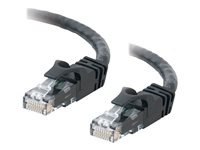 C2G Cat6 Booted Unshielded (UTP) Network Patch Cable - Patch-kabel - RJ-45 (hane) till RJ-45 (hane) - 1 m - UTP - CAT 6 - formpressad, hakfri, tvinnad - svart 83406