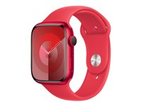 Apple - Band för smart klocka - 45 mm - M/L (passar handleder på 160 - 210 mm) - produkt (RÖD) MT3X3ZM/A