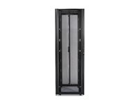 APC NetShelter SX Enclosure with Sides - Rack - svart - 48U - 19" - för P/N: SUA1000RM2U, SUA1000RM2U-TU, SUA1000RMI2U, SUA2200RMXLI3U, SUA5000RMI5U AR3157