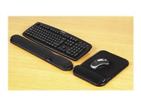 Kensington Sports Contour Gel Mouse Wrist Pad - Mustablett med handledskudde - svart 57711