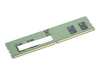 Lenovo - DDR5 - modul - 8 GB - DIMM 288-pin - 4800 MHz - ej buffrad - grön - för ThinkStation P2 30FR; P3 30GS 4X71N34263