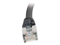 C2G Cat5e Booted Shielded (STP) Network Patch Cable - Patch-kabel - RJ-45 (hane) till RJ-45 (hane) - 20 m - STP - CAT 5e - formpressad - svart 83857