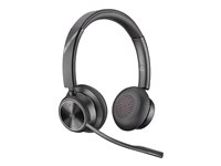 Poly Savi 7320-M Office - 7300 Office Series - headset - på örat - DECT - trådlös - svart - Certifierad för Microsoft-teams 8D3J6AA