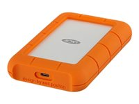 LaCie Rugged USB-C STFR5000800 - Hårddisk - 5 TB - extern (portabel) - USB 3.1 Gen 1 (USB-C kontakt) - med 2 års Rescue Data Recovery Service-plan STFR5000800