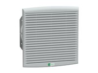 Schneider ClimaSys - Integrering för rackventilation - med utloppsgaller och G2-filter, 850 m³/h, IP54 - AC 230 V - grå, RAL 7035 NSYCVF850M230PF