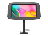 Compulocks Galaxy Tab A7 10.4" Space Enclosure Flex Arm Mount - Monteringssats (hölje, flexible arm mount) - för surfplatta - låsbar - aluminiumhölje - svart - skärmstorlek: 10.4" - bänkskiva, väggmonterbar, monterbar på ytor - för Samsung Galaxy Tab A7 (10.4 tum) 159B104GA7SB