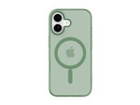 Belkin SheerForce Grip Series - Baksidesskydd för mobiltelefon - MagSafe-kompatibilitet - tillverkas av återvunna material - pistaschgrön - för Apple iPhone 17 MSA034HQSE