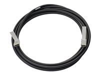 HPE Direct Attach Cable - Direktkopplingskabel - QSFP+ till QSFP+ - 3 m - dubbelaxlad - för P/N: Q9E63A 720199-B21