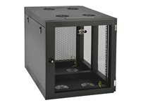 Tripp Lite 12U Wall Mount Rack Enclosure Server Cabinet Side Mount Wallmount - Rack skåp - väggmontering - svart - 12U - 19" SRW12UHD