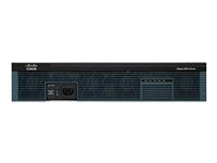 Cisco 2951 Voice Bundle - Router - röst/faxmodul 1GbE - WAN-portar: 3 - rackmonterbar CISCO2951-V/K9