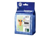 Brother LC3217 Value Pack - 4-pack - svart, gul, cyan, magenta - original - bläckpatron - för Brother MFC-J5330, J5730, J5930, J6530, J6935; Business Smart Pro MFC-J6930 LC3217VAL
