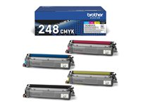 Brother TN248VAL Multipack - 4-pack - svart, gul, cyan, magenta - original - box - tonerkassett - för Brother DCP-L3520, DCP-L3560, HL-L3220, HL-L3240, HL-L8240, MFC-L3760, MFC-L8390 TN248VAL