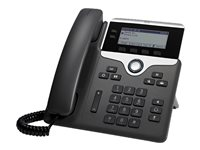 Cisco IP Phone 7821 - VoIP-telefon - SIP, SRTP - 2 linjer - vit - återanvänd CP-7821-W-K9-RF