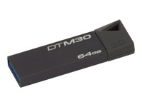 Kingston DataTraveler Mini 3.0 - USB flash-enhet - 64 GB - USB 3.0 - grå DTM30/64GB