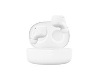 Belkin SoundForm Bolt - True wireless-hörlurar med mikrofon - inuti örat - Bluetooth - vit AUC009BTWH