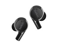 Belkin SoundForm Rise - True wireless-hörlurar med mikrofon - inuti örat - Bluetooth - svart AUC004BTBK